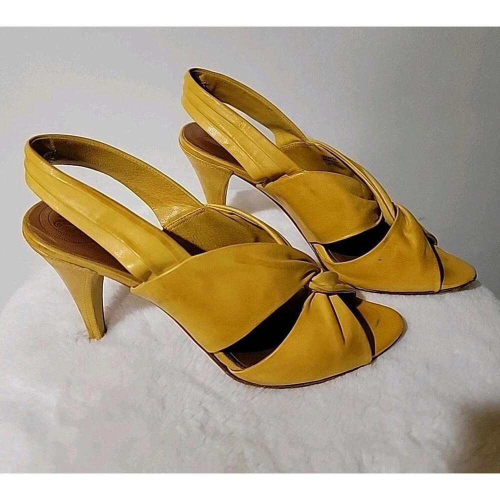 MODERN VINTAGE Open Toe Stilettos Heels Women's Denise Apricot Shoes 37.5/7.5 - Picture 15 of 16